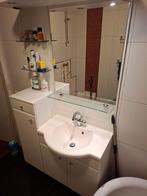 Badkamermeubel wit,br 1,05 hoog ong 180 met spiegel, Huis en Inrichting, Badkamer | Badkamermeubels, Ophalen, Gebruikt, 25 tot 50 cm