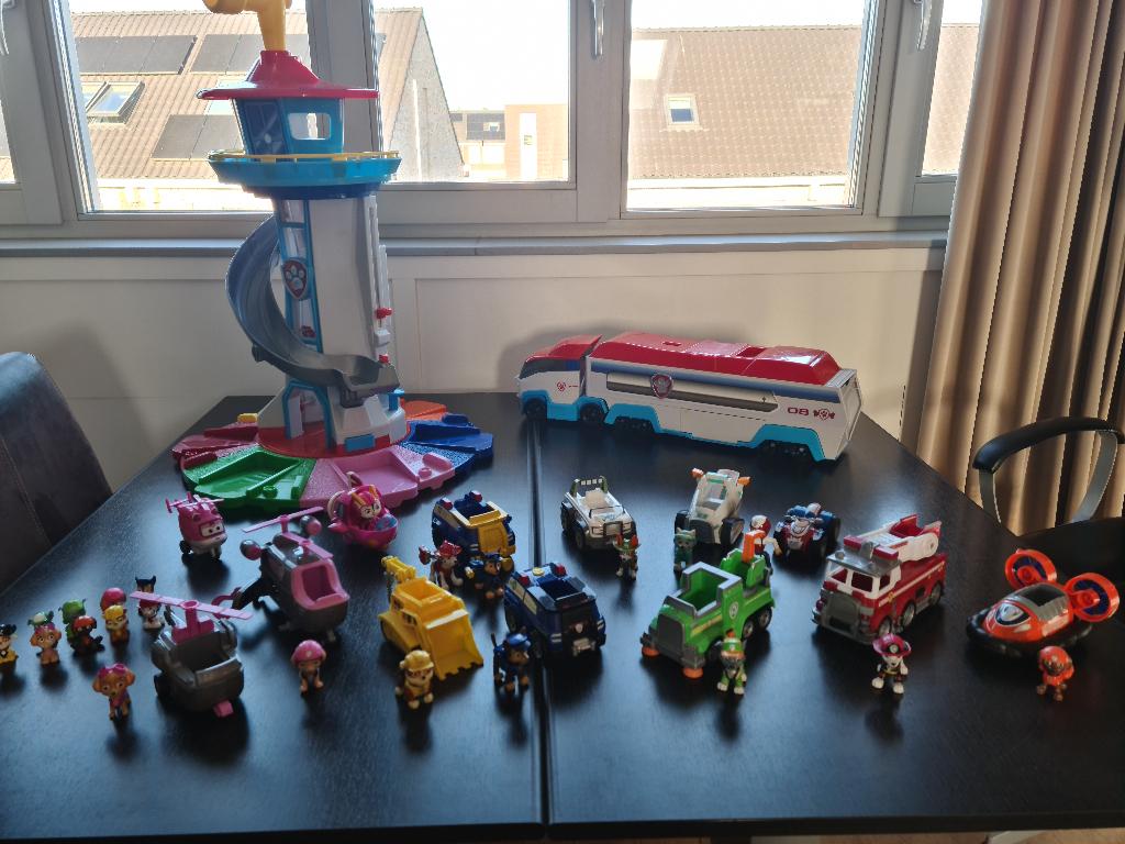Grote paw patrol set, Kinderen en Baby's, Ophalen, Zo goed als nieuw