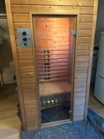 Compacte Infrarood Sauna voor 1-2 Personen, Sport en Fitness, Sauna, Ophalen, Zo goed als nieuw, Infrarood, Complete sauna