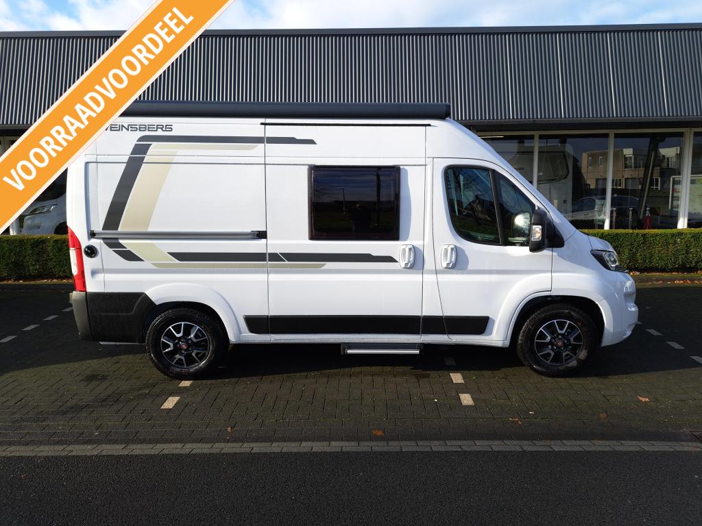 Weinsberg CaraTour 540 MQ VINKEN VOORRAAD VOORDEEL, Caravans en Kamperen, Verwarmde buitenspiegels, Fiat, Bedrijf, Tot en met 3
