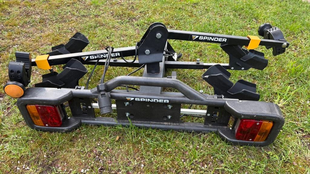 7 Spinder fietsendrager, Ophalen of Verzenden, 2 fietsen, Gebruikt, Trekhaakdrager