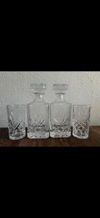 2 Wiskey karaffen en 2 glazen, Ophalen of Verzenden, Zo goed als nieuw, Overige typen