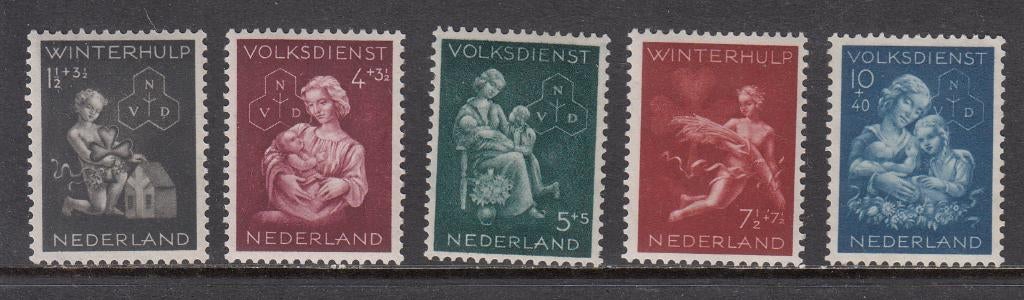Nederland postfris NVPH nr 423/27, Postzegels en Munten, Postzegels | Nederland, Verzenden, Postfris
