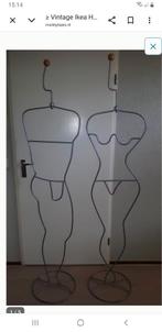 Vintage Ikea Häpen dressboy & dressgirl 80er jaren, Ophalen, Gebruikt, Overige typen, Metaal