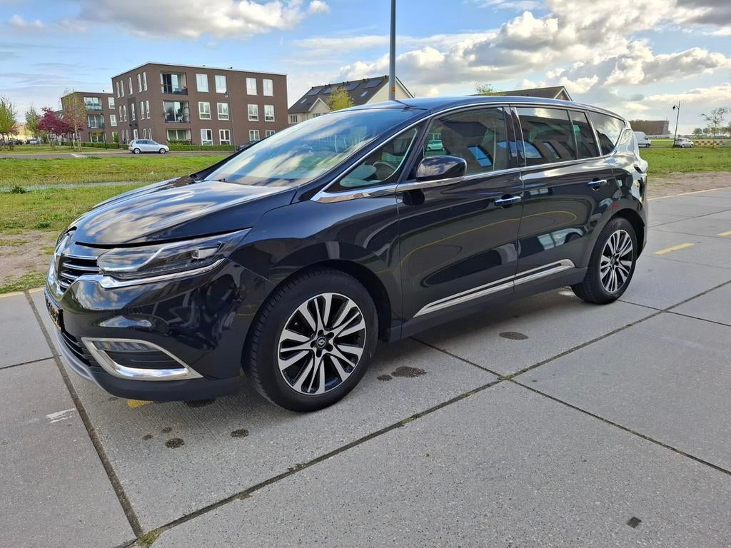 Renault Espace Initiale 1.6 TCE 147KW AUT 2015 Zwart, Auto's, Renault, 1618 cc, 4 cilinders, 2000 kg, 7 stoelen