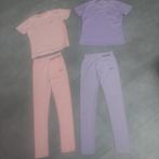 Lila en roze Nike sportset legging en shirt maat s, Ophalen of Verzenden, Zo goed als nieuw, Meisje, Sport- of Zwemkleding