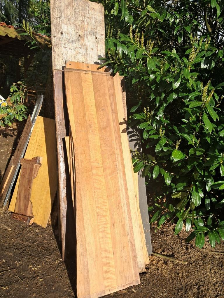 Plaatmateriaal o.a. eiken en Azobe, Minder dan 3 m³, Ophalen of Verzenden