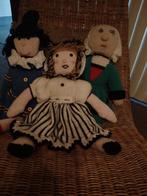 3 vintage gehaakte poppen, Verzenden