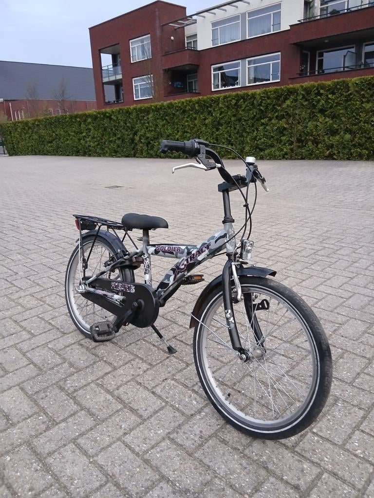 Zeer nette Soldier X-tract jongensfiets 20 inch., Ophalen, Zo goed als nieuw, 20 inch, Handrem