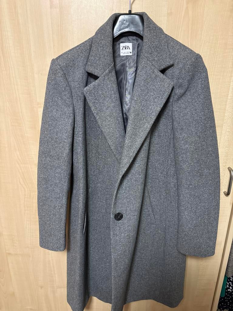 Zara dames jas - Maat L, Kleding | Heren, Jassen | Winter, Ophalen of Verzenden, Zo goed als nieuw, Maat 52/54 (L), Grijs
