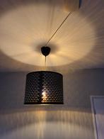 IKEA NYMÖ Lampenkap zwart/messingkleur 59 cm, Ophalen, Rond, Overige kleuren, Zo goed als nieuw