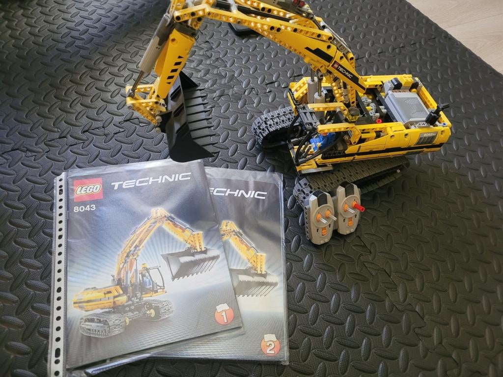 Lego Technic 8043 Graafmachine, Ophalen, Zo goed als nieuw, Lego