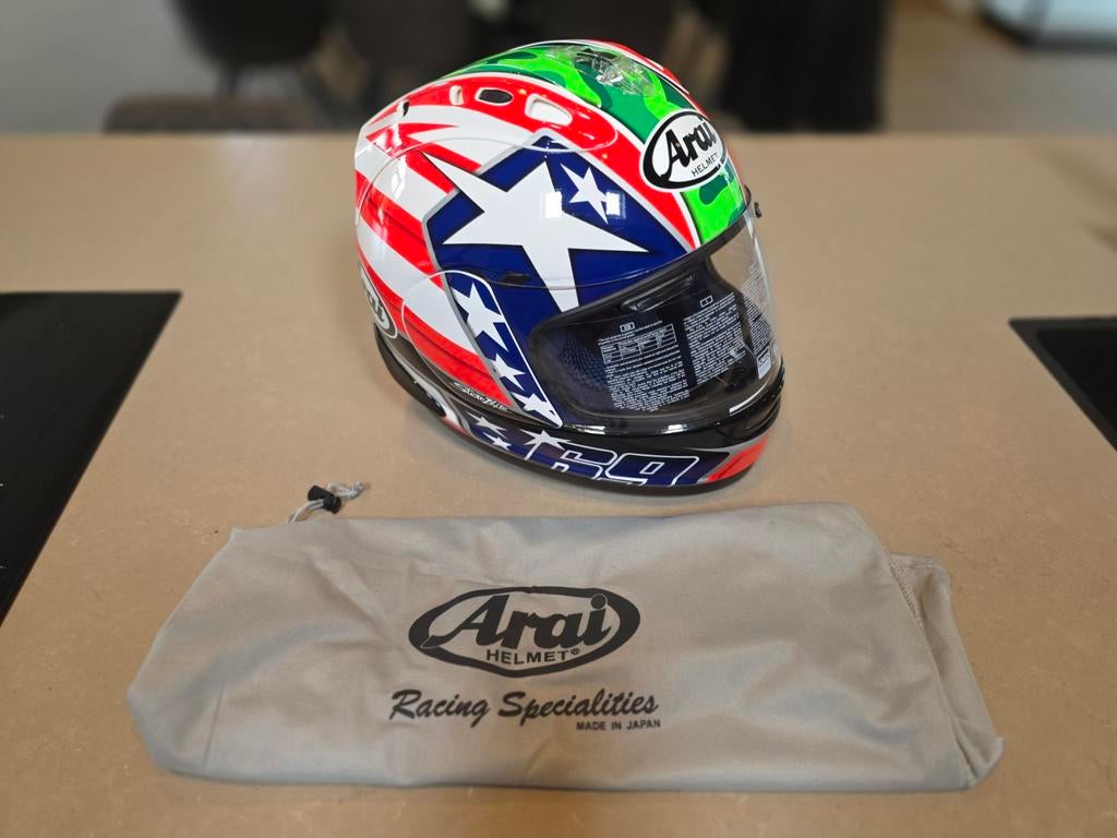 Arai RX-7V EVO Hayden Replica helm nieuw!!, Ophalen of Verzenden, Integraalhelm, L, Nieuw met kaartje