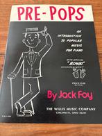 Pre-Pops Pianomuziek door Jack Foy, Muziek en Instrumenten, Bladmuziek, Ophalen of Verzenden, Zo goed als nieuw, Artiest of Componist