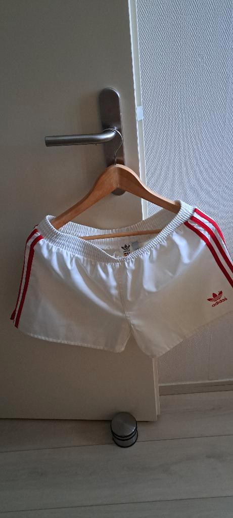 ADIDAS SHORT VINTAGE LOOK WIT, MAAT M, Kleding | Heren, Sportkleding, Zo goed als nieuw, Algemeen, Maat 48/50 (M), Wit, Verzenden
