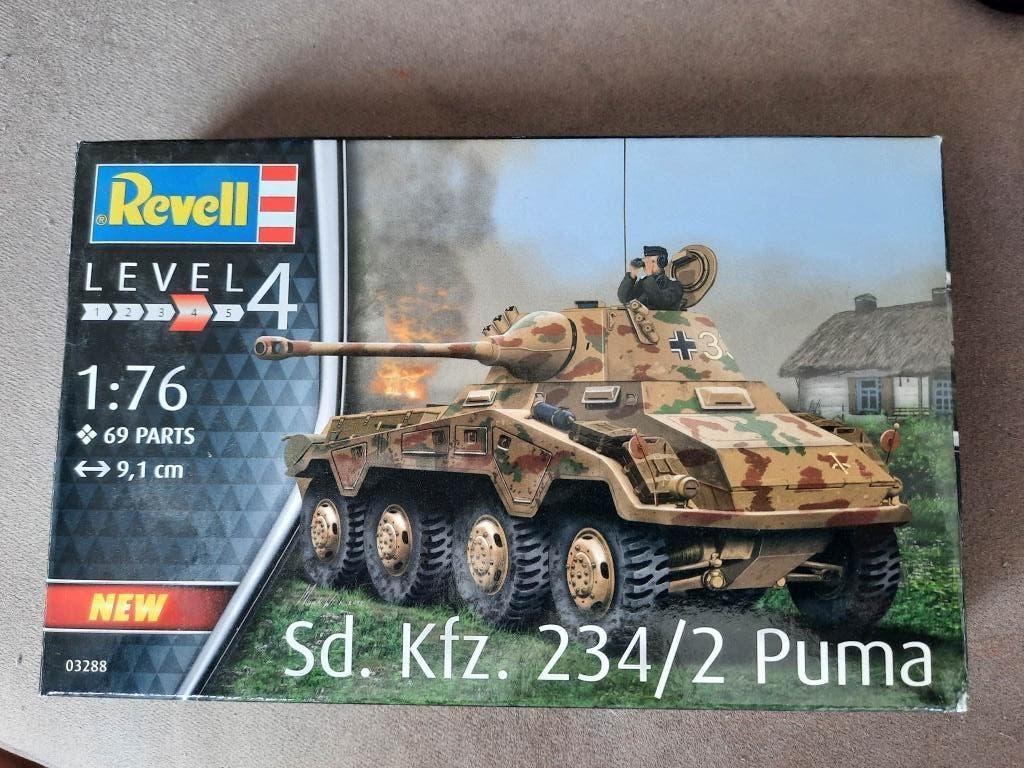 Sd.Kfz. 234/2 Puma Revell (matchbox) 1/76, Ophalen of Verzenden, Nieuw, 1:50 of kleiner, Diorama