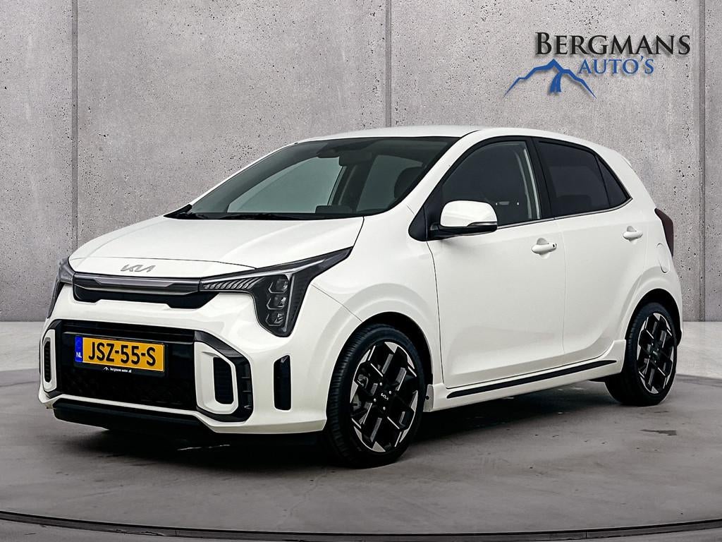 Kia Picanto // 1.0 DPI GT-line // STUUR EN STOEL VERWARMING, Voorwielaandrijving, Gebruikt, 4 stoelen, Wit
