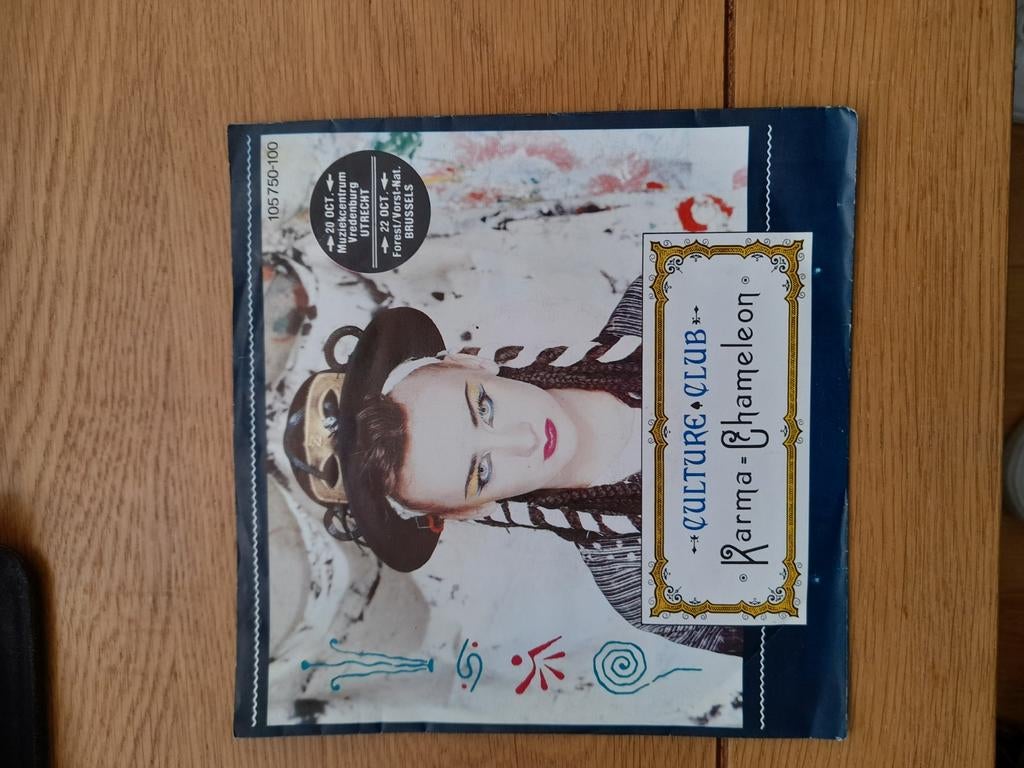 Culture Club - Karma Chameleon (Single, 7 inch), Gebruikt, Fotohoes, 7 inch, Ophalen of Verzenden