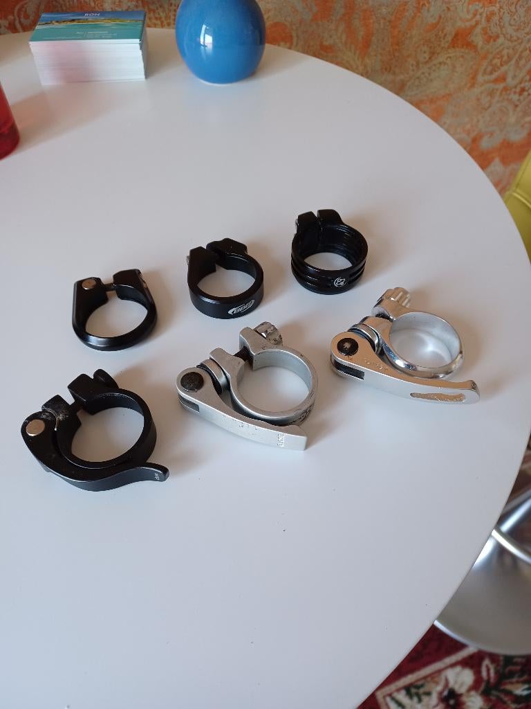 zadelpenklem  handvatten grips remblokjes zadelpen stuur, Fietsen en Brommers, Fietsonderdelen, Ophalen of Verzenden, Nieuw, Mountainbike