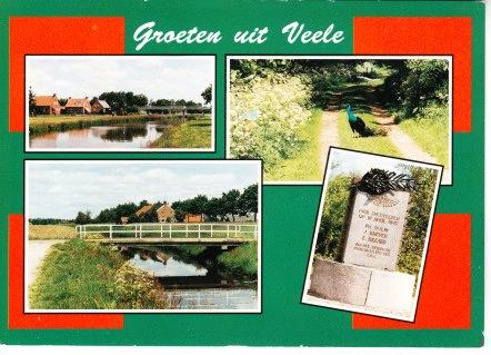 VEELE,- Dorpsgezicht-Oorlogsmonument. 16-04, Ophalen of Verzenden, 1980 tot heden, Ongelopen, Groningen