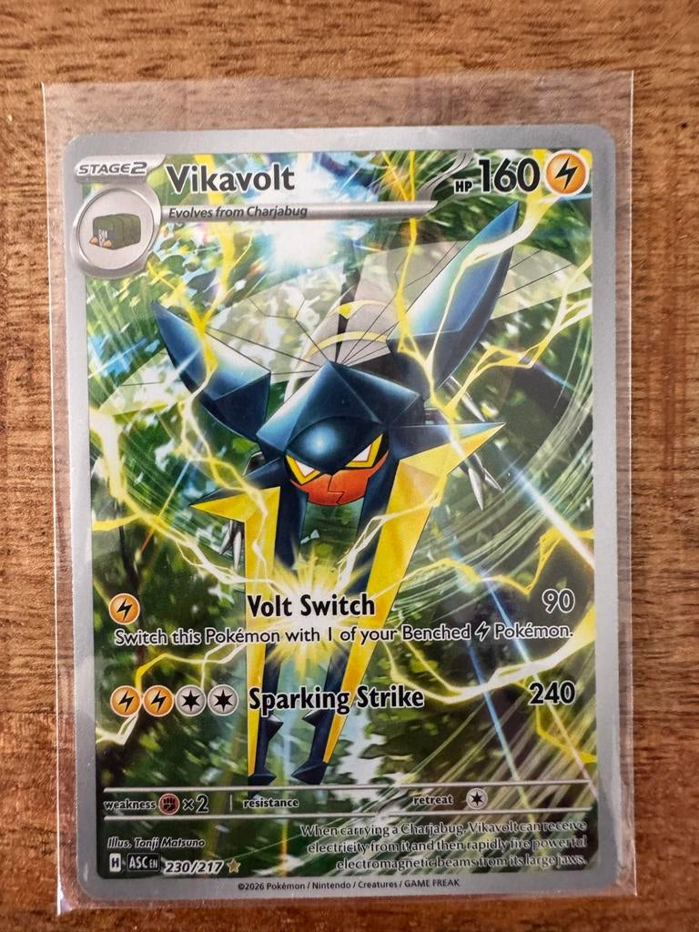 Pokémon kaart Vikavolt 230/217, Ophalen of Verzenden, Nieuw, Losse kaart, Foil