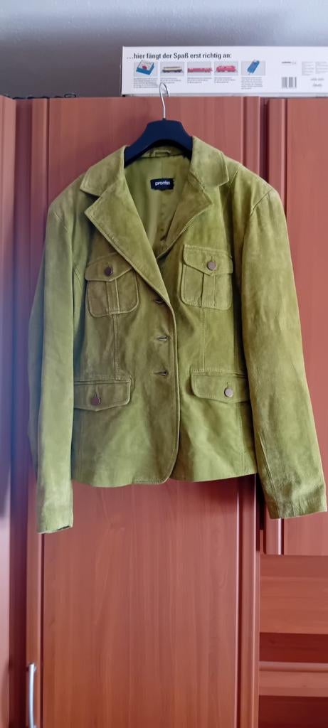 Promiss suède jasje maat XL Appelgroen, Kleding | Dames, Promiss, Maat 46/48 (XL) of groter, Ophalen of Verzenden, Gedragen