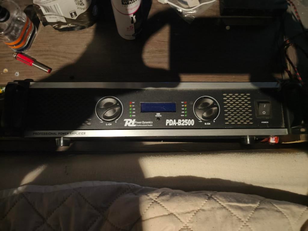 Power Dynamics PDA-B2500 Professionele Eindversterker, Ophalen of Verzenden, Gebruikt, 1000 watt of meer, P.A.