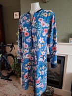 Mooi Vrolijk bloemen jurk XXL 44 46, Maat 46/48 (XL) of groter, Zo goed als nieuw, Verzenden, Blauw