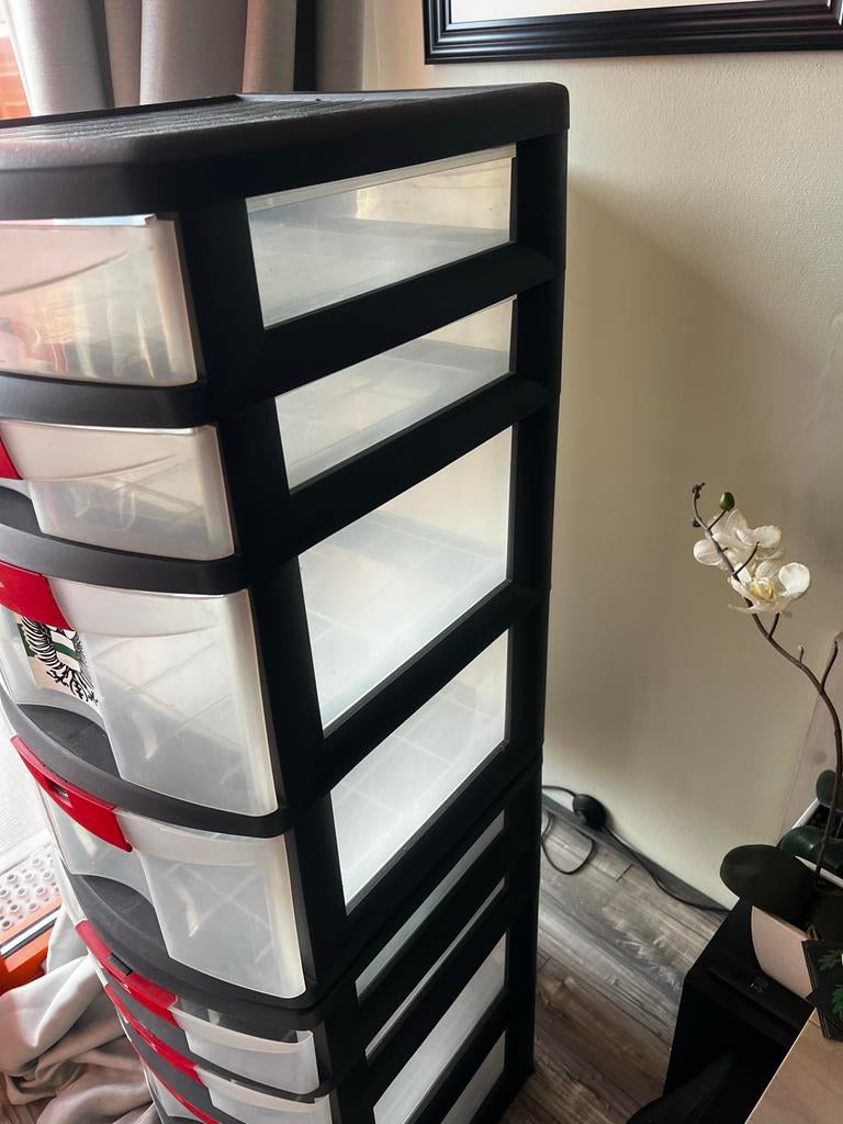 Gratis af te halen: Opbergbox met lades (2 delen), Ophalen, Gebruikt