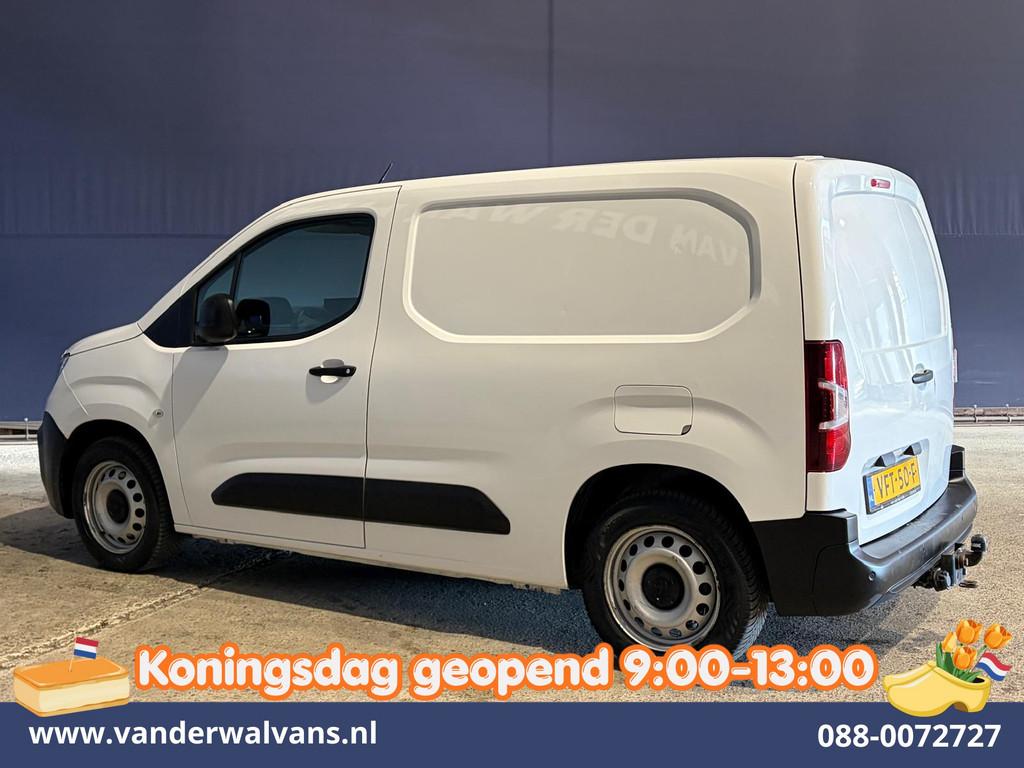 Peugeot Partner 1.5 BlueHDI 102pk L1H1 inrichting Omvormer E, Voorwielaandrijving, Stof, Gebruikt, 4 cilinders
