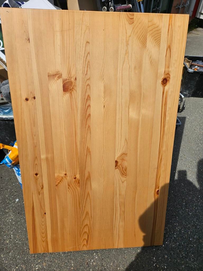 IKEA Tafelblad van grenenhout, Gebruikt, 100 tot 150 cm, Vier personen, Grenenhout