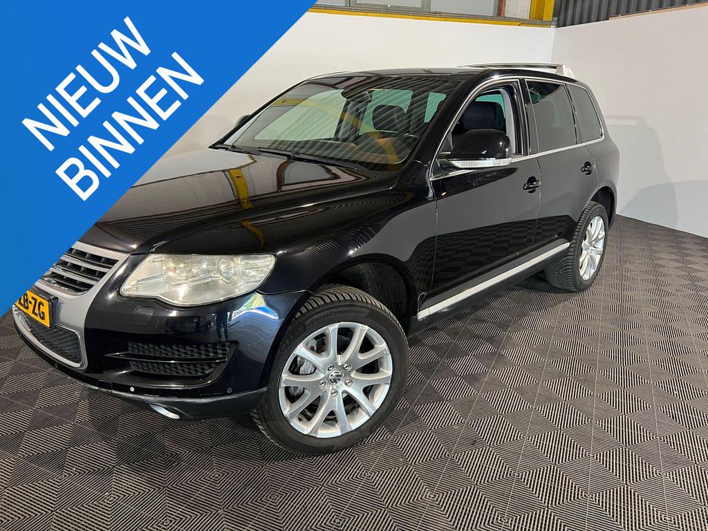 Volkswagen Touareg 3.6 V6 FSI Highline, Auto's, Volkswagen, Automaat, Gebruikt, Zwart, Zwart