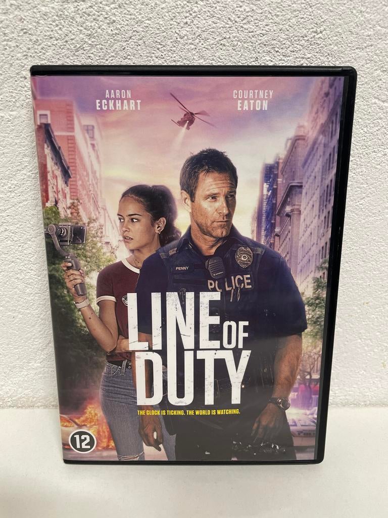 Line of Duty DVD - Actiethriller met Aaron Eckhart, Vanaf 12 jaar, Ophalen of Verzenden, Zo goed als nieuw, Actiethriller
