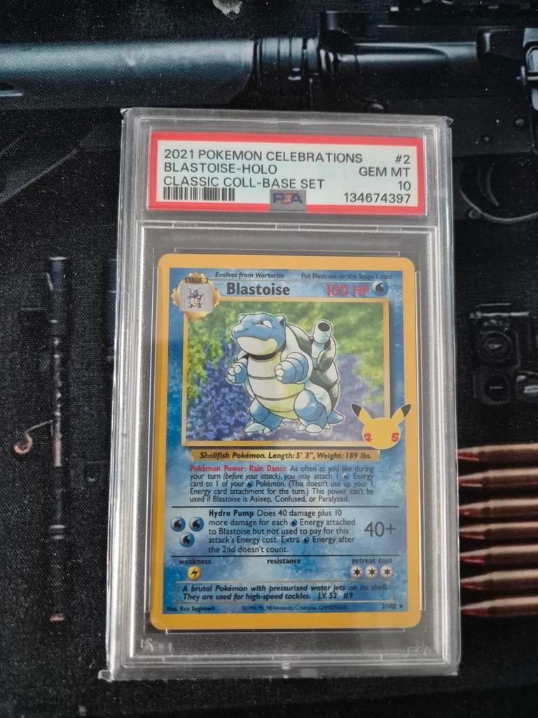 Blastoise PSA10, Ophalen, Zo goed als nieuw