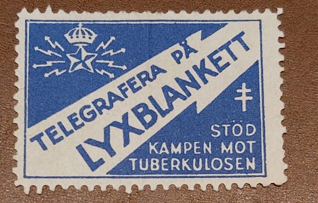 Zweden cinderella  tuberculose bestrijding via telegrammen, Ophalen of Verzenden, Zweden