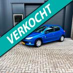 Peugeot 206 1.4 5DRS | AIRCO | LAGE KM-STAND | CRUISE CONTRO, Stof, 31 €/maand, 4 cilinders, Blauw