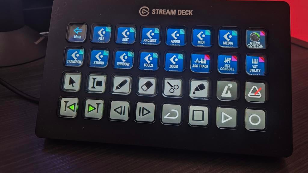 Stream Deck XL incl. sideshow fx Cubase 11 t/m 15 template, Computers en Software, Ophalen of Verzenden, Overige indelingen, Zo goed als nieuw