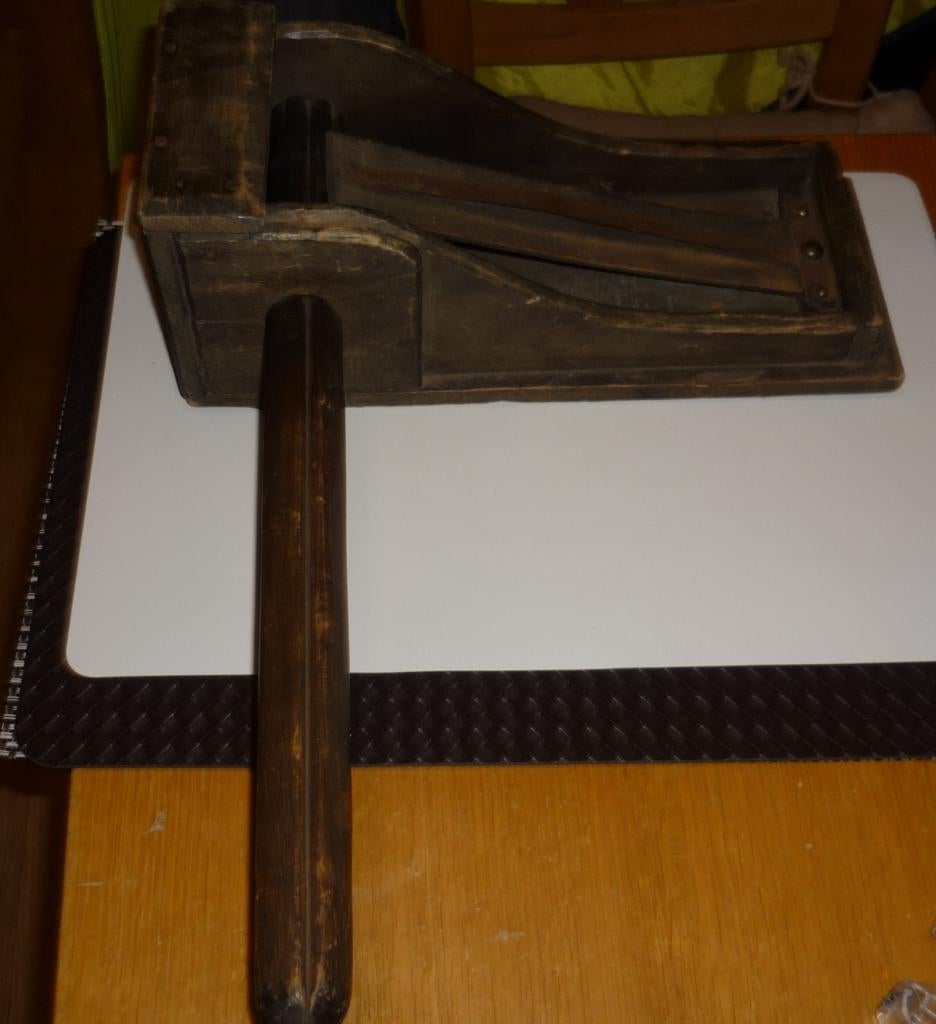 grote antieke houten ( spreeuwen)ratel, Ophalen of Verzenden