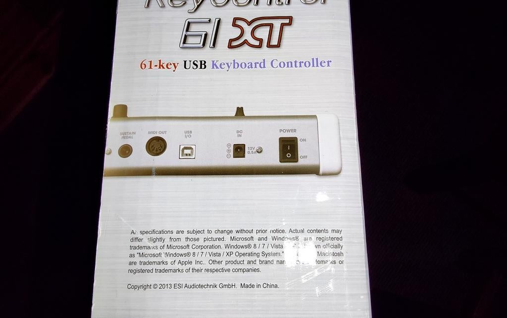 ESI KeyControl 61 XT USB MIDI Keyboard Controller, Ophalen of Verzenden