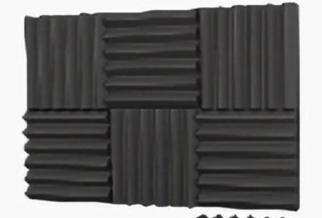 Geluidsisolatie /Noppenschuim, Huis en Inrichting, Zitzakken, Gebruikt, Overige typen, Zwart, Ophalen of Verzenden