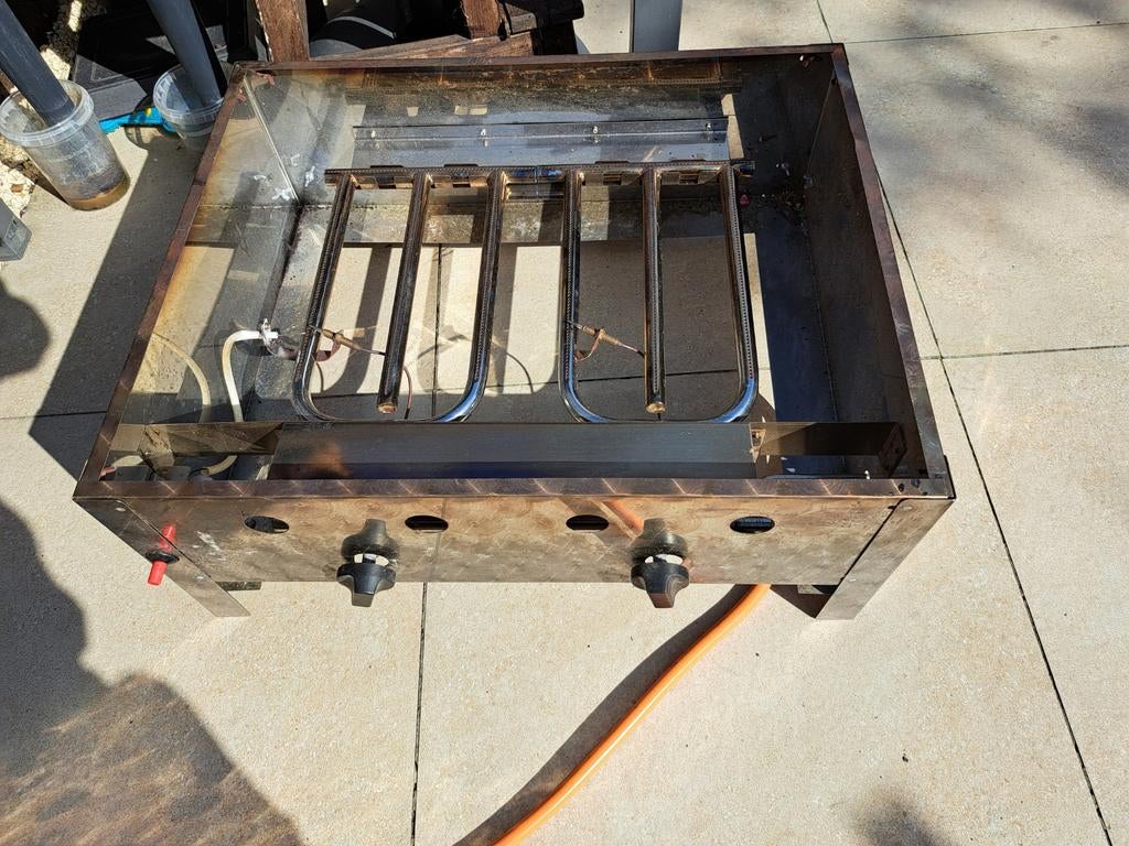 BBQ Brander Butaangas met optionele bakplaat, Ophalen