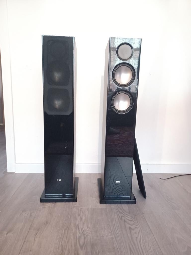 Speakers set - Elac FS 67.2 120W, Gebruikt, 120 watt of meer, Front, Rear of Stereo speakers, Ophalen