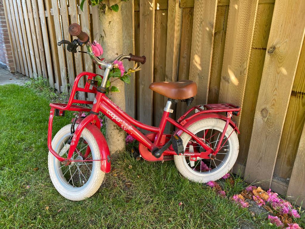 Kinderfietsje 14 inch, Fietsen en Brommers, Fietsen | Kinderfietsjes, Ophalen, Gebruikt, Minder dan 16 inch