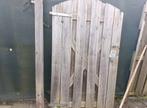 Tuinpoort 2 schuttingen (redelijke staat), Tuin en Terras, Ophalen, Gebruikt, Hout, Draaipoort