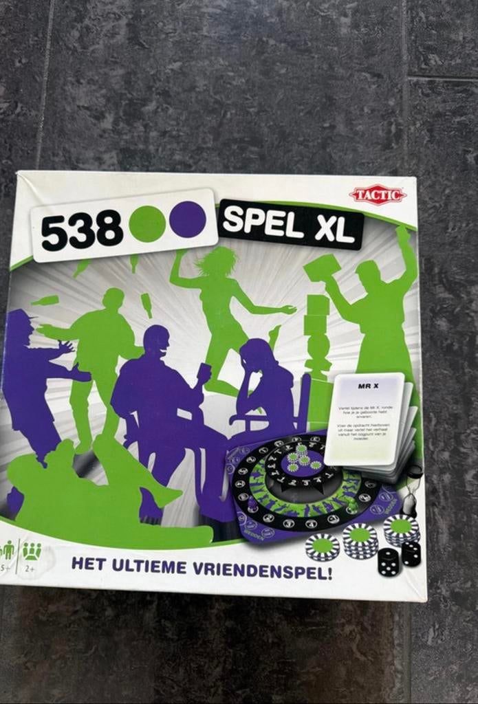 538 spel, Vijf spelers of meer, Ophalen of Verzenden, Zo goed als nieuw