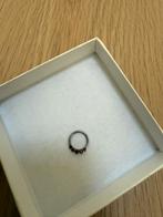 Septum piercing met rode diamantjes, Sieraden, Tassen en Uiterlijk, Piercings, Ophalen of Verzenden, Nieuw, Staal