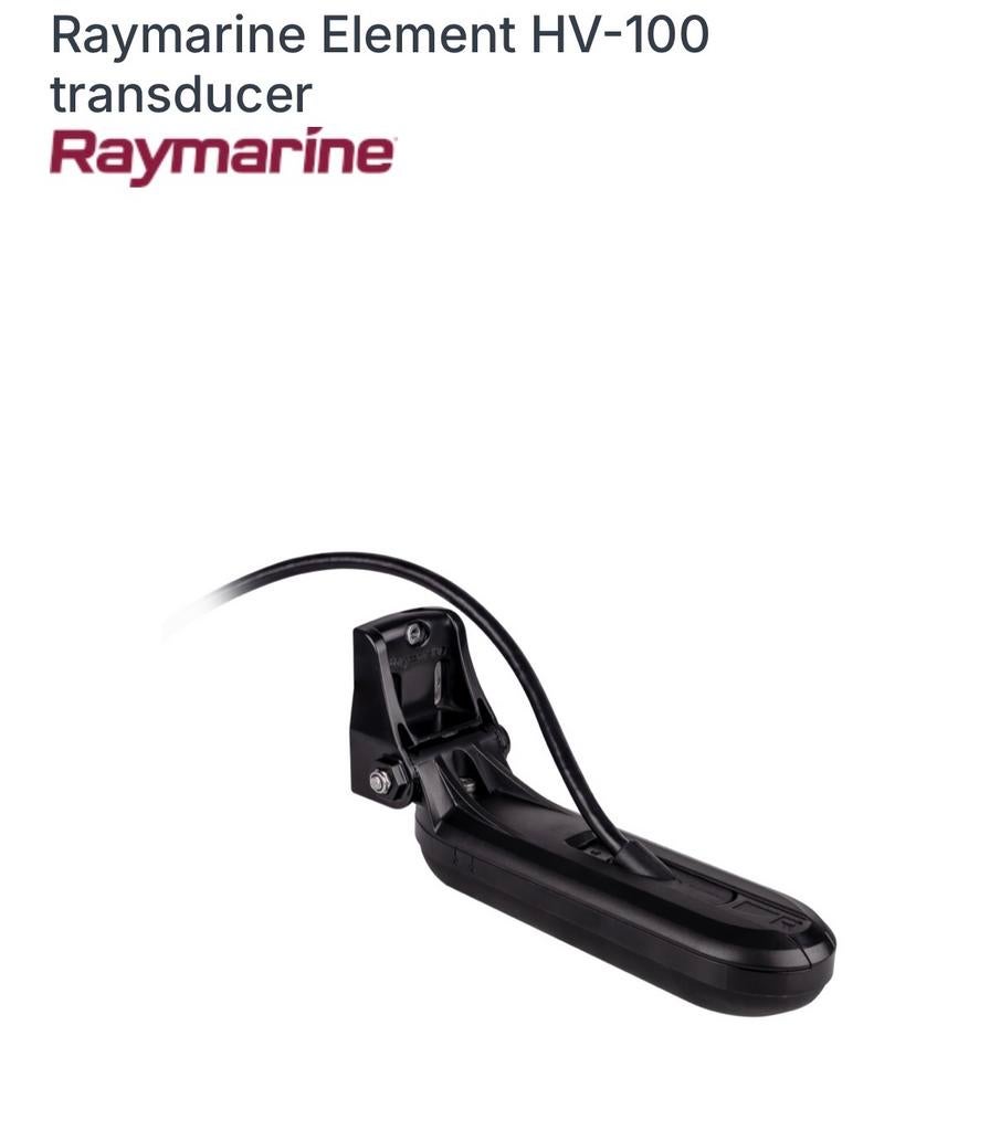 Gezocht: Raymarine Element 7 Transducer (HV-100), Ophalen, Gebruikt, Kaartplotter of Fish Finder