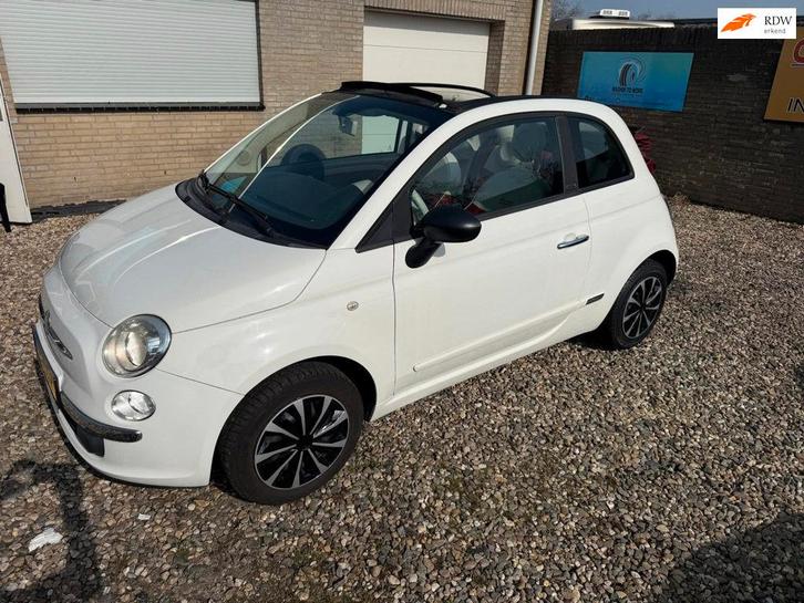 Fiat 500 1.2 Lounge, Auto's, Fiat, Bedrijf, Te koop, ABS, Airbags, Airconditioning, Bluetooth, Centrale vergrendeling, Elektrische buitenspiegels