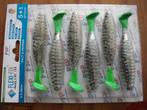 6 stuks PSP Flexi-Fix Slug Line 100 roofvis shads / kunstaas, Watersport en Boten, Ophalen of Verzenden, Nieuw, Overige typen