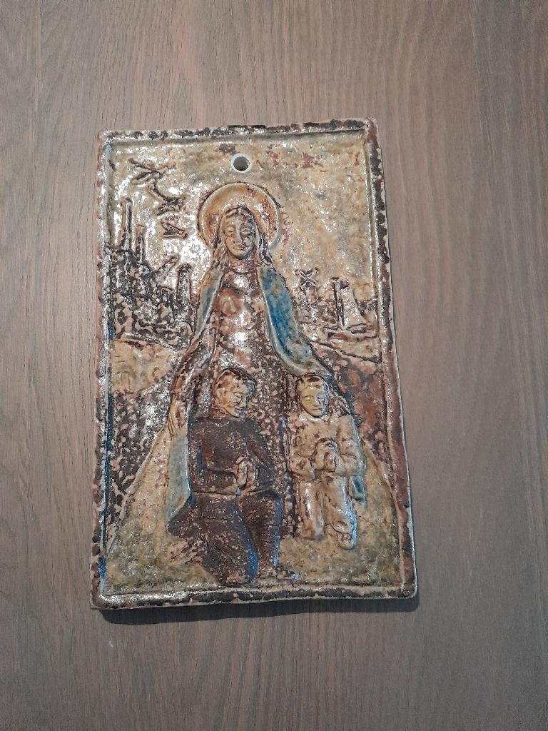 Beeld van Onze Lieve Vrouw van den Goeden Duik plaquette, Antiek en Kunst, Ophalen of Verzenden